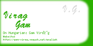 virag gam business card